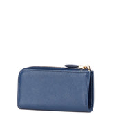 プラダ キーケース コインケース ブルー レザー レディース PRADA 【中古】